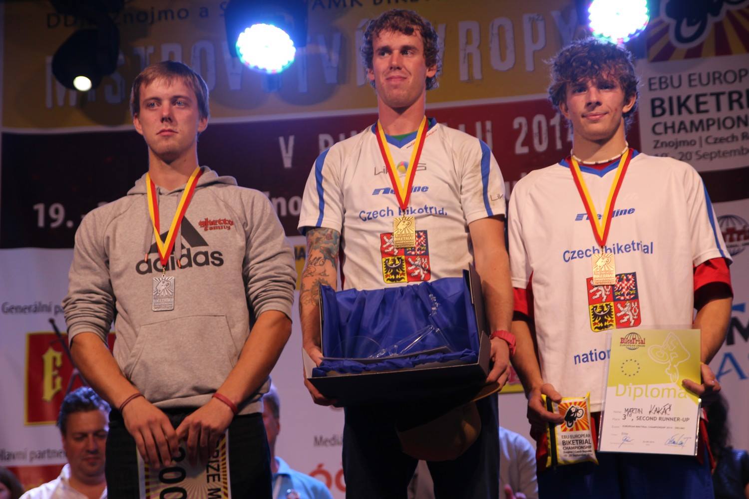 Znojmo 2014 podium