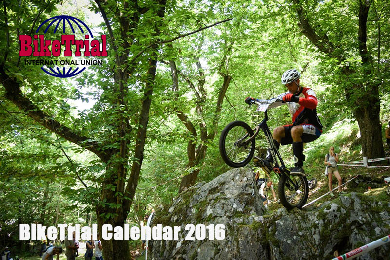 BikeTrial Calendar 2016