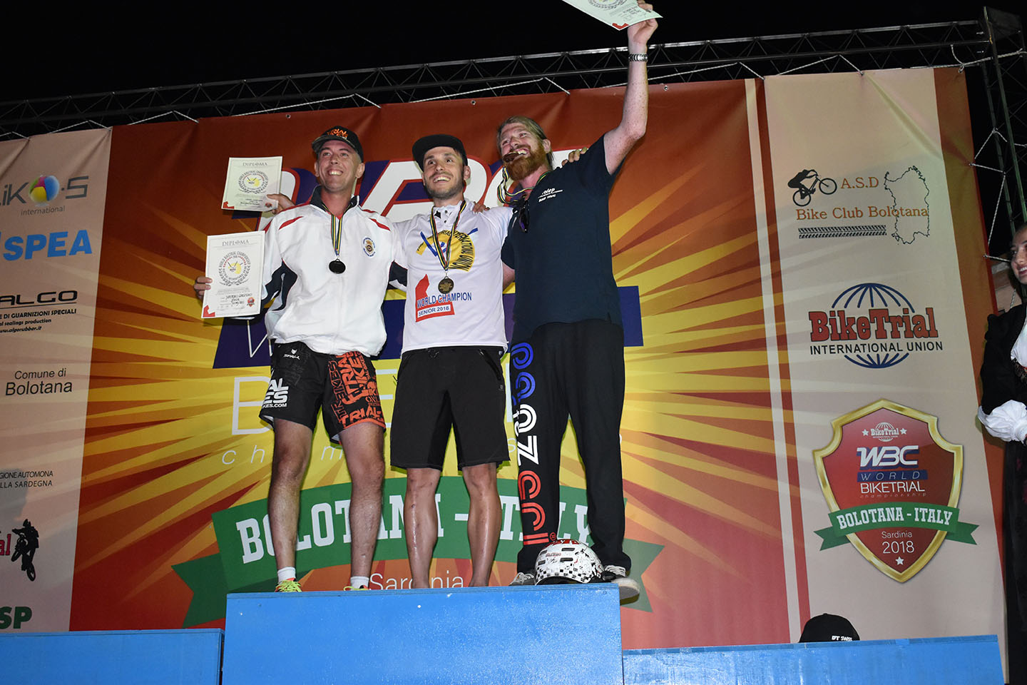 WBC 2018 Podium Senior