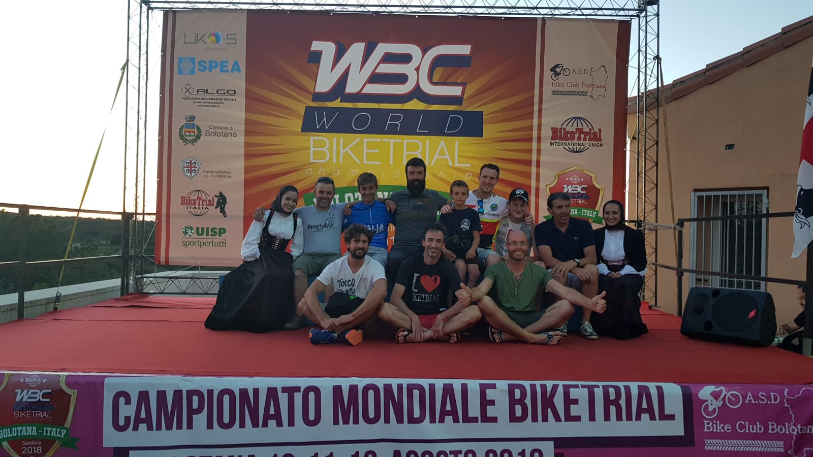 WBC 2018 on podium