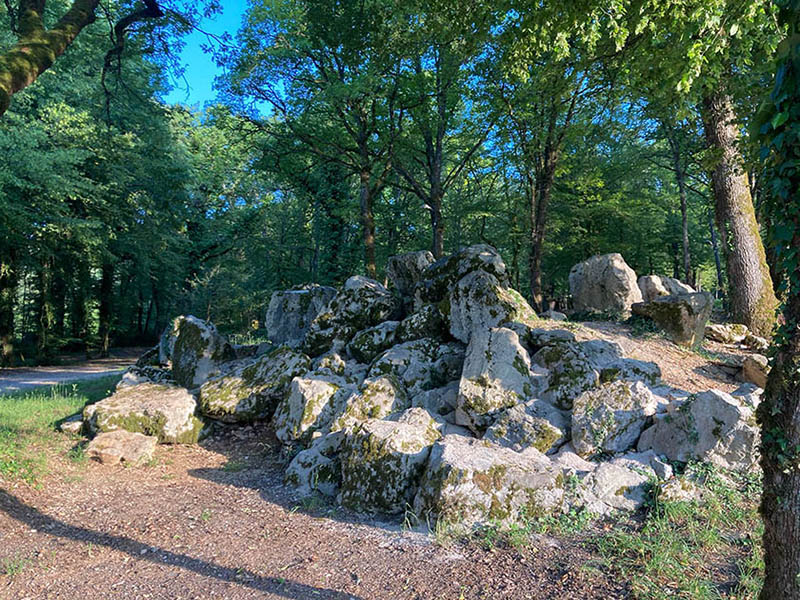 BikeTrial La Tour-de-Sçay section's area 1