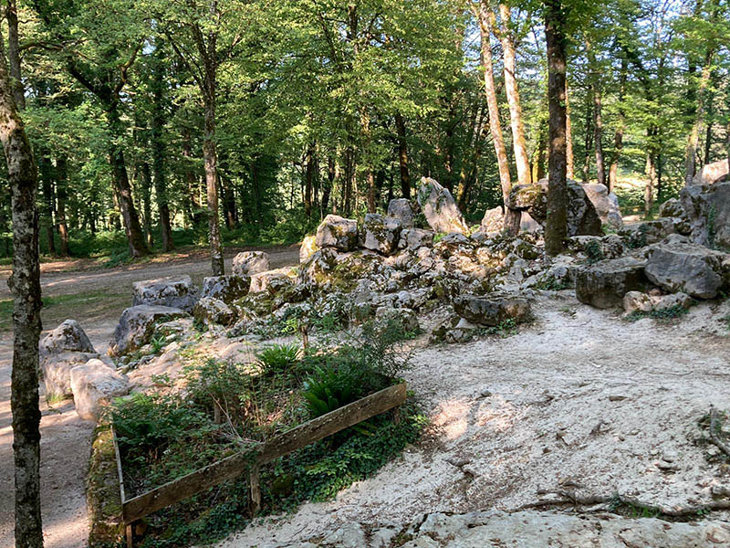 BikeTrial La Tour-de-Sçay section's area 3