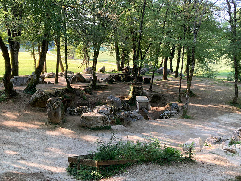 BikeTrial La Tour-de-Sçay section's area 4